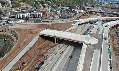 Photo: Twin Ports Interchange in Duluth.